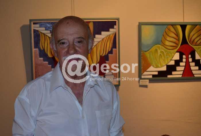 El artista plástico, quien posee un taller en San Carlos, recordó los años vividos en Soriano, donde dirigió la Escuela Carlos Federico Sáez.